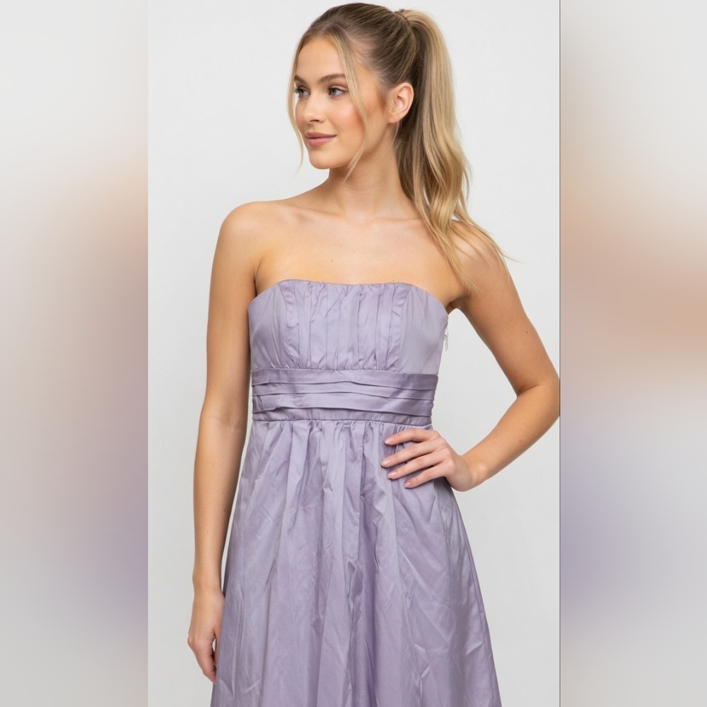 WORN ONCE David's Bridal Lavender/Gray Women's Dress